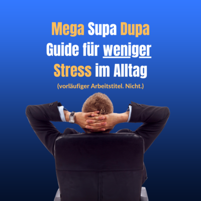 Weniger Stress als Unternehmer mit diesen Tricks! - ein Artikel von Björn Kurtenbach von Kurtenbach Performance dem High-Performance Coaching in Berlin